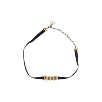 Dior JA Choker Logotipo Karoliai Moteriški karoliai N0681ADRMT-D907 Dust Bag+Box (Packaging Style Random)