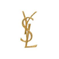 Saint Laurent Tekstūruota žalvarinė sagė Moteriški aksesuarai Auksinė 748486Y15008007 Dust Bag+Box (Packaging Style Random Color),F,Gold