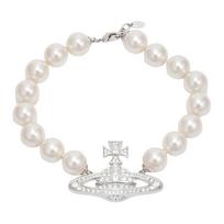 Vivienne Westwood Neysa perlinis chokeris Unisex vėrinys Sidabrinis 6301011002P226P226 Box