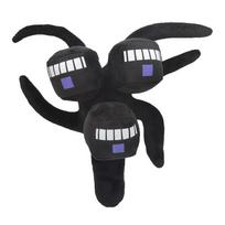 Minecraft Wither Storm Pliušinis Žaislas Monstras Kimštas Lėlė Žaidimo Prekės Vaikams Minkšta Pliušinė Pagalvė Gerbėjų Kolekcija Dovana Namų Dekoravimas Gimtadienio Dovana 30cm weighs 135 grams juoda