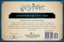 Harry Potter: Gryffindor Foil Note Cards