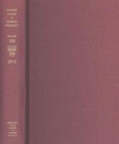 Harvard Studies in Classical Philology, Volume 108