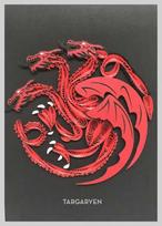 Game of Thrones: House Targaryen Quilled Card