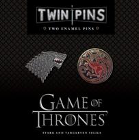 Game of Thrones Twin Pins: Stark and Targaryen Sigils