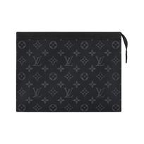 Louis Vuitton Pochette Voyage MM Juodas Monogram Eclipse Drobės Vyriškos Kosmetinės M61692 Gift Set(Basic Set+Box+Shopping Bag)