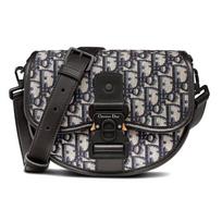 Dior Gallop Oblique Print Siuvinėtas Monogramos Pilno Spaudinio Žakardo Audinys Mišrios Grūdėtumo Odos Pečių Crossbody Krepšys Vyriški krepšiai 1ADPO033YKY-H27E Basic Set (Bag+Dust Bag)