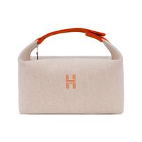 Hermes Bride-A-Brac Kelioninis medvilninis laikymo maišelis Kosmetinė Didelės unisex rankinės Smėlio spalvos H103352MV01 Large