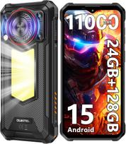OUKITEL WP53 Mobilusis telefonas 24GB+128GB 6.52  Ekranas 11000mAh 13MP Android 15 juoda