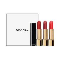 CHANEL Rouge Allure Velvet Luminous Matte Lūpų Dažų Trijų Vienetų Rinkinys #58+#57+#43