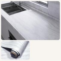 Medienos grūdelių lipnūs tapetai, vandeniui atsparūs aliejumii atsparūs miegamojo kambario spintelės sieniniai lipdukai Namų dekoras, atnaujintas lipdukas 40cm*5m