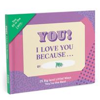 Knock Knock I Love You Because … Book Fill in the Love Fill-in-the-Blank Book & Gift Journal