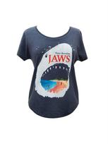 Jaws Women's Relaxed Fit T-shirt Xxx-large