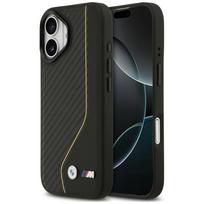 BMW M Anglies linijos ir logotipo MagSafe dėklas iPhone 17 - Geltona