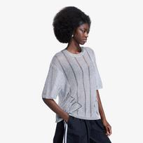 adidas Adilenium Season 5 Silver Knitted Jersey Antique Silver - Dydis M (KZ5061 Marškinėliai)