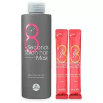 Masil 8 Seconds Salon Hair Mask Set – atkuriantis plaukų kaukės rinkinys - 350ml+2x8ml