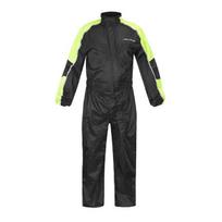 Motociklininko kostiumas nuo lietaus Nox/4Square, juodas/geltonas, L