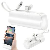 Atsarginis maitinimo šaltinis ("Power Bank") Atsarginis maitinimo šaltinis ("Power Bank") Išorinė baterija, Rivex B14, 5000mAh, Balta