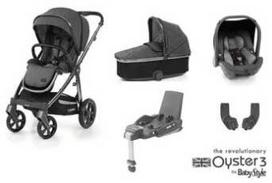 Babystyle UNIVERSALUS VEŽIMĖLIS Oyster 3 Fossil 5in1