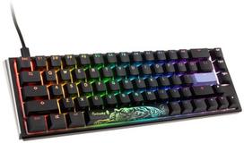 Ducky One 3 Classic Black/White SF Gaming Keyboard, RGB LED - MX-Red (US)