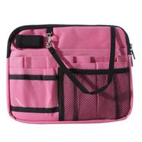 Slaugytojo Fanny Pack kelių kišenių dizainas su reguliuojamu dirželiu Daugiafunkcinis nešiojamas juosmens laikiklis užimtiems ligoninės profesionalams rožinė