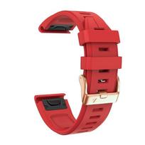 QuickFit 20mm Silicone Strap For Garmin Fenix 7S 6S 5S Plus Watch Band For Garmin D2 Delta S/Descent Mk2S/Instinct 2S Wristband For Fenix 7S raudona