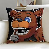 popular game Five Nights at Freddys Cushion Cover Soft  EasyWash Pillow Case  Versatile for Couch Bed Travel and Office 30X30cm