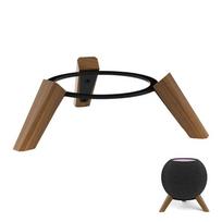 Wooden Stand For Speaker With Metal Base Holder Enhances Sound Quality And Protects Furniture Enhances Sound Quality 1