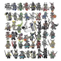 Visiškai naujas 48 dalių rinkinys Ninjago miniatiūrų rinkinys Veiksmo figūrėlės Vaikų žaislai Gimtadienio šventės dovanos Suaugusiems ir vaikams Berniukams ir mergaitėms