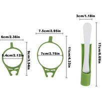 Pickle Jar Fork Pickle Picker Olive Pepper Food Grabber Unique Kitchen Gadgets Pickle Fork with Long Handle for Kitchen Gadgets žalia
