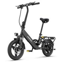 Hillmiles Mile 1 Suaugusiųjų sulankstomas elektrinis dviratis 250W variklis 36V10.4Ah baterija Maksimali apkrova 120kg 20 colių E-dviratis miesto kelionėms, kasdieniam transportui ir važiavimui mieste mėlyna