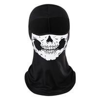 Unisex Balaclava Ghost Face Mask Scary Skeleton Skull Face Mask for Halloween Cosplay Mask for Outdoor Sport Motorcycle Facemask