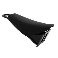 Motociklo stiliaus PU odos balnelis, patogus, platus, didelis, minkštas, Cruiser E-Bike balnelis, skirtas Stealth Bomber elektriniam kalnų dviračiui juoda