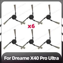 Suderinamas su Dreame X40 Pro Ultra keičiamu šoniniu šepečiu HEPAA filtrų šluostėmis, dulkių maišeliais, atsarginių dalių priedais