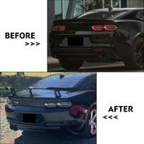 Galinio sparno spoileris Chevy Camaro 2016–2025 m. SS RS LT ZL1 1LE modeliams Didelio našumo aerodinaminis bagažinės sparno spoileris patobulinimui United States
