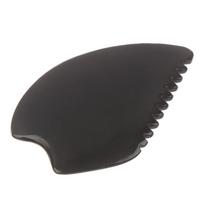 1Pc Black Natural Bian Stone Gua Sha Board Scraper Tools Scraping Massager Board onesize