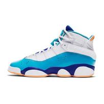 Air Jordan 6 Rings Gs White Blue Orange 323399-105 36