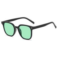 Latest Small Quadrate Sun shades Vintage Classic For Men Sun Eyewear Women's Outdoor Leisure Fashion Eyewear UV400 Oculos De Sol As shown in the figu