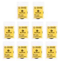 200pcs 0.5/0.6/0.7mm Rubber O-Rings Waterproof Watch Back Cover Advanced Seal Washers Watch Gaskets Repair Accessories