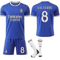 2026 Real Madrid futbolo klubo išvykos mėlyni Nr. 8 Valverde Apranga 22 mėlyna