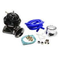 Universalus tipo RS turbo išjungimo vožtuvo adapteris, reguliuojamas 25 psi automobilio BOV išpūtimo vožtuvas Universalus išpūtimo vožtuvo komplektas juoda