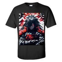 Naruto T Shirt Naruto Madara Uchiha Graphic Shirt S-XXXL 4XL