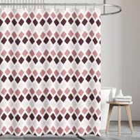 BESBESME Boho Mid Century Shower Curtain Set, Waterproof Fabric for Bathroom Decor Bathtub Modern Machine Washable Weighted Hem 90x180cm