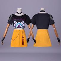 KPop Rumi Zoey Mira Cosplay kostiumas moterims Helovino karnavalo vakarėliui vaidmenų žaidimų suknelė apranga S