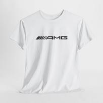 AMG marškinėliai – Unisex Performance medvilniniai marškinėliai vyrams, moterims arba automobilių gerbėjams 4XL white