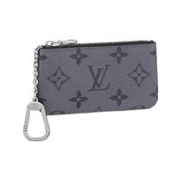 Louis Vuitton raktų dėklas Monogram Eclipse atvirkštinio drobės vyriški dėklai Pilkas M80905 Box(Basic Set+Box)