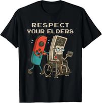 Gerbk vyresniuosius Retro žaidimai Juokingas žaidėjas Valdiklis 80-ųjų Dovana Unisex Marškinėliai S