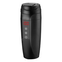450ml 12V automobilinis kavos virimo aparatas, nešiojamas puodo puodelis, šildymo puodelis, kelioninis virdulys, nerūdijantis juoda