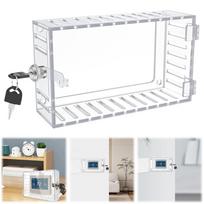 Universal Thermostat Lock Box with Key Thermostat Guard Large Thermostat Lock Box Cover AC Lock Box Cover for Thermostat on Wall China Mainland