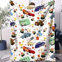 Mielas automobilio tematikos pledas Minkštas ir patogus namų puošybos pledas Lengvos prabangos ir madingo dizaino Ideali dovana 70x100cm