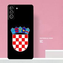 Kroatijos vėliavos telefono dėklas, skirtas Samsung Galaxy S25 S26 Ultra S20 S21 S22 S23 S24 S10 Plus S25 FE, dangtelis Coque Galaxy S26Ultra